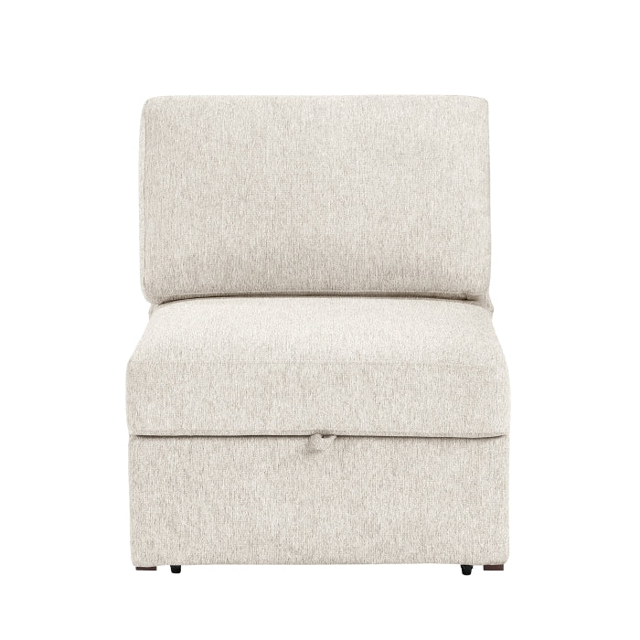 8548BE*4SCACCLA2 (4)3-Piece Sectional with Pull-out Bed and Click Motion Back - 8548BE*4SCACCLA2