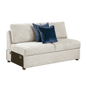 8548BE*4SCACCLA4 (4)3-Piece Sectional with Pull-out Bed and Click Motion Back - 8548BE*4SCACCLA4