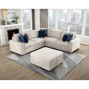 8548BE*52ACLCR2AAOT (5)4-Piece Sectional with Pull-out Bed and Ottoman - 8548BE*52ACLCR2AAOT