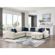 8548BE*5SC15ACLA (5)4-Piece Sectional with Reversible Chaise, Pull-out Bed, Hidden Storage and Click Motion Back - 8548BE*5SC15ACLA