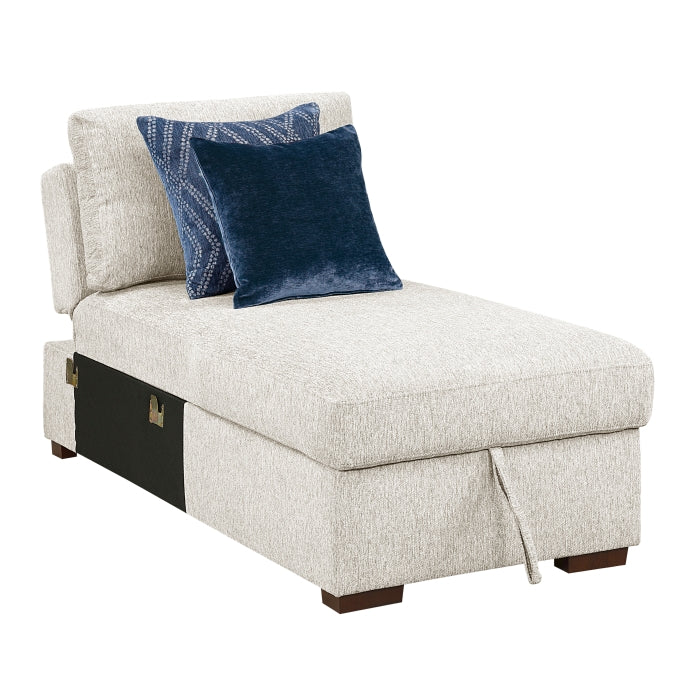 8548BE*5SC15ACLA (5)4-Piece Sectional with Reversible Chaise, Pull-out Bed, Hidden Storage and Click Motion Back - 8548BE*5SC15ACLA