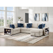 8548BE*5SC15ACLA2 (5)4-Piece Sectional with Reversible Chaise, Pull-out Bed, Hidden Storage and Click Motion Back - 8548BE*5SC15ACLA2