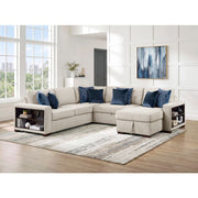 8548BE*5SC15ACLA2 (5)4-Piece Sectional with Reversible Chaise, Pull-out Bed, Hidden Storage and Click Motion Back - 8548BE*5SC15ACLA2