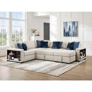 8548BE*5SC15ACLA2 (5)4-Piece Sectional with Reversible Chaise, Pull-out Bed, Hidden Storage and Click Motion Back - 8548BE*5SC15ACLA2