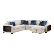8548BE*5SC15ACLA2 (5)4-Piece Sectional with Reversible Chaise, Pull-out Bed, Hidden Storage and Click Motion Back - 8548BE*5SC15ACLA2