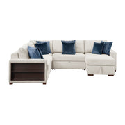 8548BE*5SC15ACLA2 (5)4-Piece Sectional with Reversible Chaise, Pull-out Bed, Hidden Storage and Click Motion Back - 8548BE*5SC15ACLA2