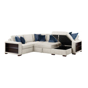 8548BE*5SC15ACLA2 (5)4-Piece Sectional with Reversible Chaise, Pull-out Bed, Hidden Storage and Click Motion Back - 8548BE*5SC15ACLA2