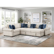 8548BE*5SC15ACLA4 (5)4-Piece Sectional with Reversible Chaise, Pull-out Bed, Hidden Storage and Click Motion Back - 8548BE*5SC15ACLA4