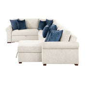 8548BE*5SC15ACLA4 (5)4-Piece Sectional with Reversible Chaise, Pull-out Bed, Hidden Storage and Click Motion Back - 8548BE*5SC15ACLA4