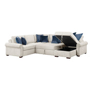 8548BE*5SC15ACLA4 (5)4-Piece Sectional with Reversible Chaise, Pull-out Bed, Hidden Storage and Click Motion Back - 8548BE*5SC15ACLA4
