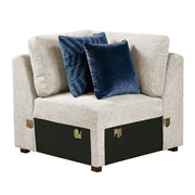 8548BE*5SCACCLA (5)4-Piece Sectional with Reversible Chaise, Pull-out Bed, Hidden Storage and Click Motion Back - 8548BE*5SCACCLA