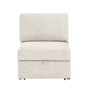 8548BE*5SCACCLA4 (5)4-Piece Sectional with Reversible Chaise, Pull-out Bed, Hidden Storage and Click Motion Back - 8548BE*5SCACCLA4