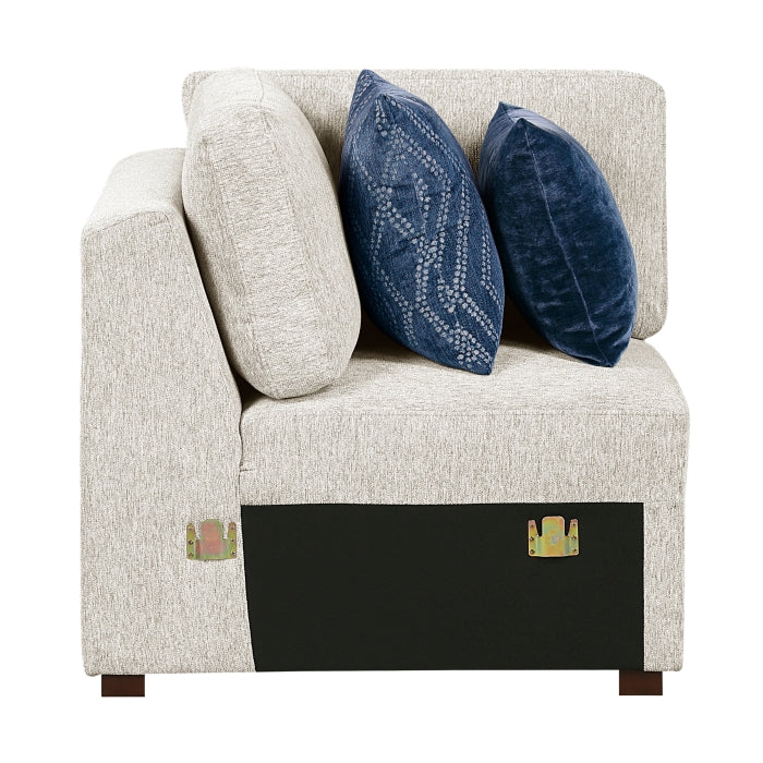 8548BE*5SCACCLA4 (5)4-Piece Sectional with Reversible Chaise, Pull-out Bed, Hidden Storage and Click Motion Back - 8548BE*5SCACCLA4