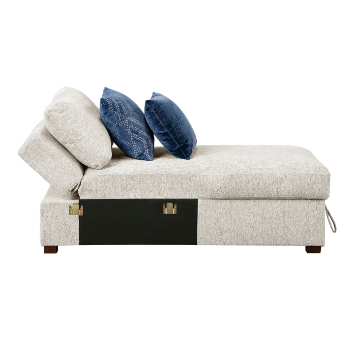 8548BE*5SCACCLA4 (5)4-Piece Sectional with Reversible Chaise, Pull-out Bed, Hidden Storage and Click Motion Back - 8548BE*5SCACCLA4