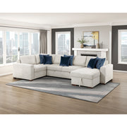 8548BE*5VC2ACLCRACA (5)4-Piece Sectional with Reversible Chaise, Pull-out Bed and Hidden Storage - 8548BE*5VC2ACLCRACA