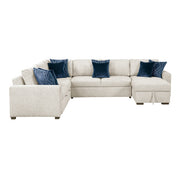 8548BE*5VC2ACR2ACLA (5)4-Piece Sectional with Reversible Chaise, Pull-out Bed and Hidden Storage - 8548BE*5VC2ACR2ACLA