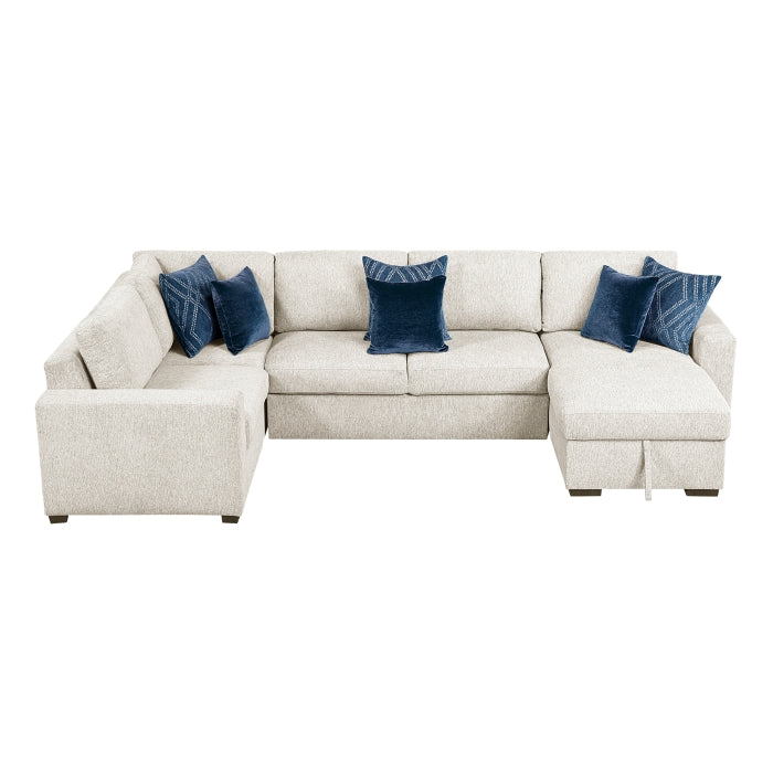 8548BE*5VC2ACRACA (5)4-Piece Sectional with Convertible and Reversible Chaise,  Hidden Storage, Click Motion Back - 8548BE*5VC2ACRACA