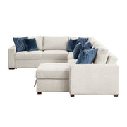 8548BE*6SC15ACLA (6)5-Piece Sectional with Reversible Chaise, Pull-out Bed, Hidden Storage and Click Motion Back - 8548BE*6SC15ACLA
