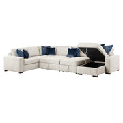 8548BE*6SC15ACLA (6)5-Piece Sectional with Reversible Chaise, Pull-out Bed, Hidden Storage and Click Motion Back - 8548BE*6SC15ACLA