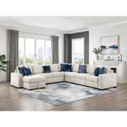 8548BE*6SCACCLA (6)5-Piece Sectional with Reversible Chaise, Pull-out Bed, Hidden Storage and Click Motion Back - 8548BE*6SCACCLA