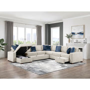8548BE*6SCACCLA (6)5-Piece Sectional with Reversible Chaise, Pull-out Bed, Hidden Storage and Click Motion Back - 8548BE*6SCACCLA
