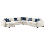 8548BE*6SCACCLA (6)5-Piece Sectional with Reversible Chaise, Pull-out Bed, Hidden Storage and Click Motion Back - 8548BE*6SCACCLA