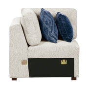 8548BE*6SCACCLA (6)5-Piece Sectional with Reversible Chaise, Pull-out Bed, Hidden Storage and Click Motion Back - 8548BE*6SCACCLA