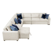 8548BE*6VCCR22AACA (6)5-Piece Sectional with Convertible and Reversible Chaise,  Hidden Storage, Click Motion Back - 8548BE*6VCCR22AACA