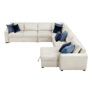 8548BE*6VCCR22AACA (6)5-Piece Sectional with Convertible and Reversible Chaise,  Hidden Storage, Click Motion Back - 8548BE*6VCCR22AACA