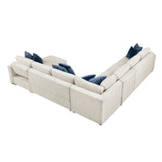 8548BE*6VCCR22AACA (6)5-Piece Sectional with Convertible and Reversible Chaise,  Hidden Storage, Click Motion Back - 8548BE*6VCCR22AACA