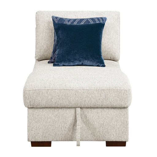 8548BE-VCCL Convertible Armless Storage Chaise with Click Motion Back - 8548BE-VCCL