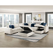 8548BE-VCCL Convertible Armless Storage Chaise with Click Motion Back - 8548BE-VCCL