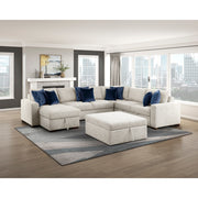 8548BE-VCCL Convertible Armless Storage Chaise with Click Motion Back - 8548BE-VCCL