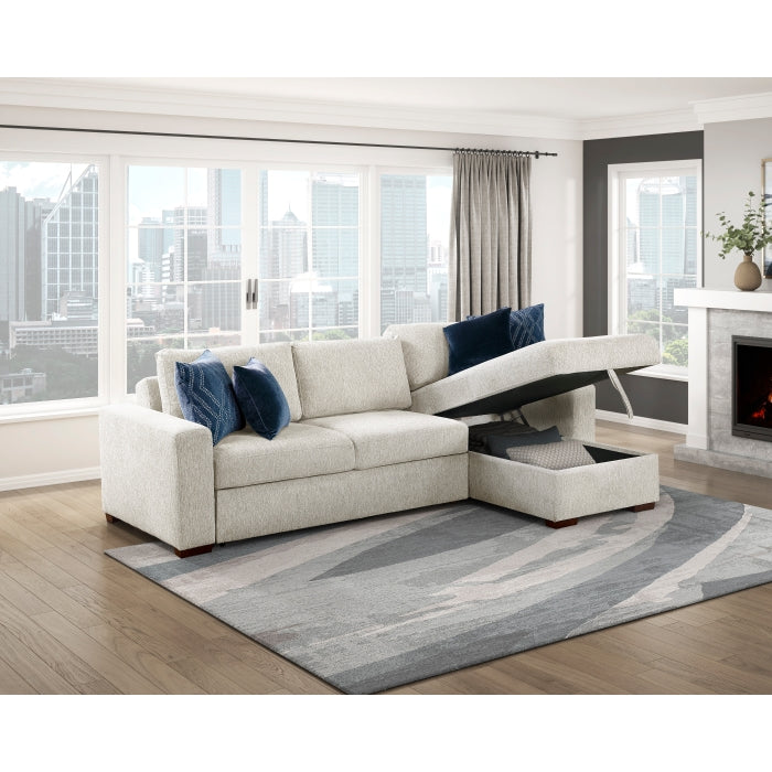 8548BE-VCCL Convertible Armless Storage Chaise with Click Motion Back - 8548BE-VCCL
