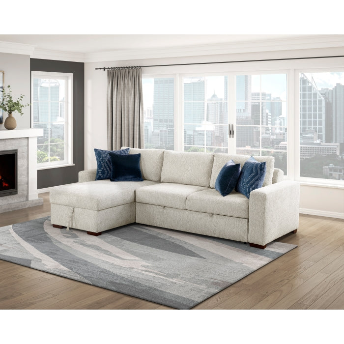 8548BE-VCCL Convertible Armless Storage Chaise with Click Motion Back - 8548BE-VCCL