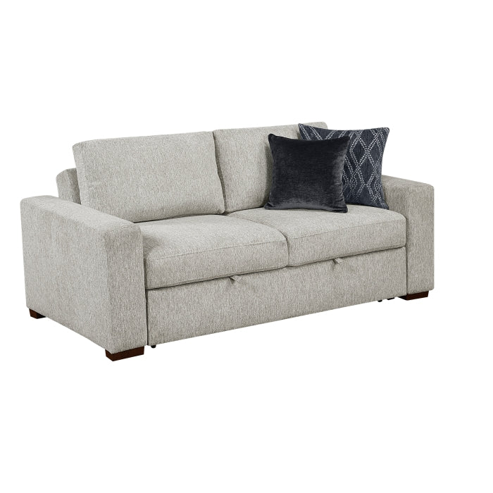 8548GY*22ACLA Love Seat with Pull-out Bed and Click Motion Back - 8548GY*22ACLA