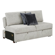 8548GY*22ACLA Love Seat with Pull-out Bed and Click Motion Back - 8548GY*22ACLA
