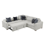 8548GY*42ACLCR2AA 3-Piece Sectional with Pull-out Bed - 8548GY*42ACLCR2AA