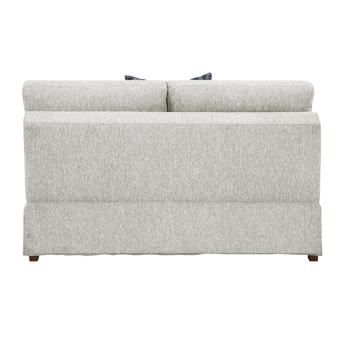 8548GY*4SCACCLA (4)3-Piece Sectional with Pull-out Bed and Click Motion Back - 8548GY*4SCACCLA