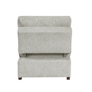 8548GY*4SCACCLA2 3-Piece Sectional with Pull-out Bed and Click Motion Back - 8548GY*4SCACCLA2