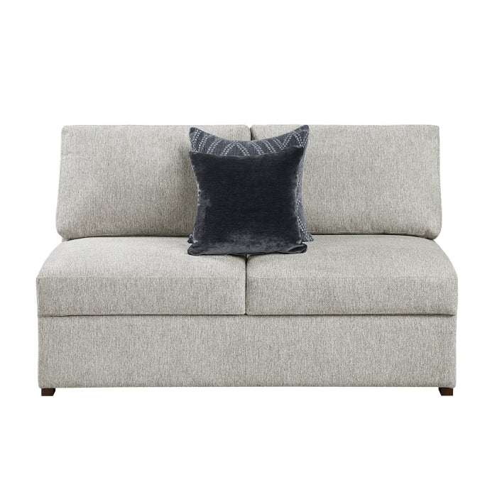 8548GY*4SCACCLA2 3-Piece Sectional with Pull-out Bed and Click Motion Back - 8548GY*4SCACCLA2