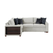 8548GY*4SCACCLA2 3-Piece Sectional with Pull-out Bed and Click Motion Back - 8548GY*4SCACCLA2