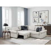 8548GY*4SCACCLA4 3-Piece Sectional with Pull-out Bed and Click Motion Back - 8548GY*4SCACCLA4