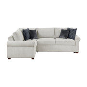 8548GY*4SCACCLA4 3-Piece Sectional with Pull-out Bed and Click Motion Back - 8548GY*4SCACCLA4