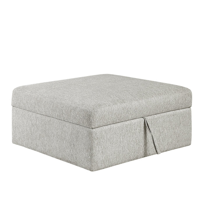 8548GY*4VC2AAOT (4)3-Piece Sectional with Convertible and Reversible Chaise,  Hidden Storage, Click Motion Back and Ottoman - 8548GY*4VC2AAOT