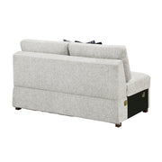 8548GY*4VC2AAOT (4)3-Piece Sectional with Convertible and Reversible Chaise,  Hidden Storage, Click Motion Back and Ottoman - 8548GY*4VC2AAOT