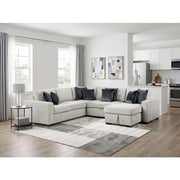 8548GY*5SC15ACLA 4-Piece Sectional with Reversible Chaise, Pull-out Bed, Hidden Storage and Click Motion Back - 8548GY*5SC15ACLA