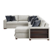 8548GY*6SC15ACLA2 5-Piece Sectional with Reversible Chaise, Pull-out Bed, Hidden Storage and Click Motion Back - 8548GY*6SC15ACLA2