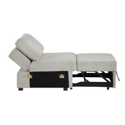8548GY*6SCACCLA 5-Piece Sectional with Reversible Chaise, Pull-out Bed, Hidden Storage and Click Motion Back - 8548GY*6SCACCLA