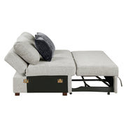 8548GY*6SCACCLA2 5-Piece Sectional with Reversible Chaise, Pull-out Bed, Hidden Storage and Click Motion Back - 8548GY*6SCACCLA2